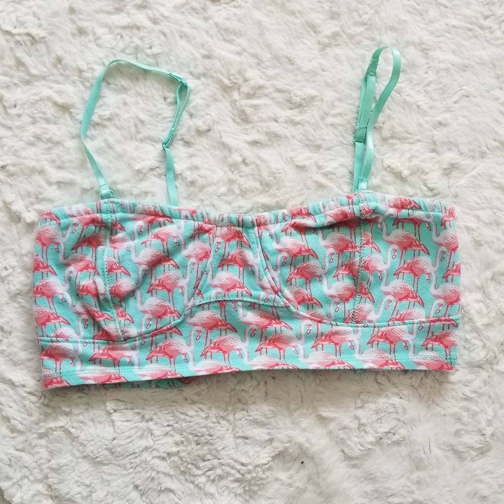 Flamingo convertible bralette